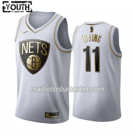Maillot Enfant Brooklyn Nets Kyrie Irving 11 2019-20 Nike Blanc Golden Edition Swingman Maillot Enfant Brooklyn Nets Kyrie Irving 11 2019-20 Nike Blanc Golden Edition Swingman